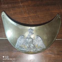 Visière en laiton pour casque ou Chacko