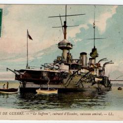CPA -MARINE DE GUERRE - " Le Suffren "Cuirasse d'Escadre vaisseau amiral N°263