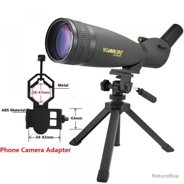 Visionking 30-90x90 Zoom longue-vue HD BAK4 grand Angle FMC -**Spotting Scope LIVRAISON GRATUITE !!