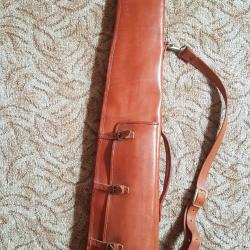 Vends housse fusil cuir