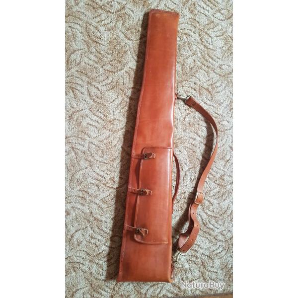 Vends housse fusil cuir