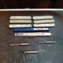 Lot tarauds professionnel qualité industrielle Janin Walter prototyp fraisa France armor