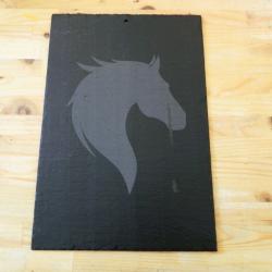Ardoise décorative - tête de Cheval