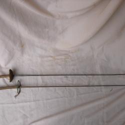 WW1/PREWAR  LOT DE 2 FLEURETS ANCIENS ESCRIME POUR L'ENTRAINEMENT DIFFÉRENTS MODÈLE 19 e SIÈCLE/20 e