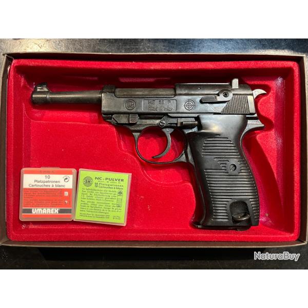 Pistolet BBM Calibre 8mm PAK  Blanc Trs Bon tat
