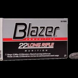 CARTOUCHES BLAZER Cal.22 LR 40gr LRN x50