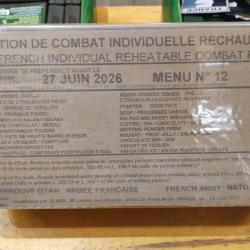 Ration de combat menu numéro 12