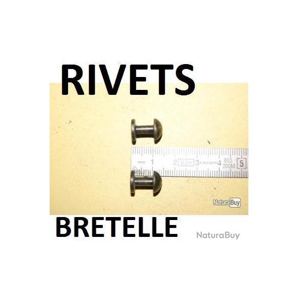 lot de 2 rivets de bretelle de fusil de chasse - VENDU PAR JEPERCUTE (S8T77)