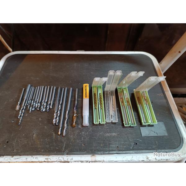 Lot fort carbure monobloc professionnel guhring garant Walter kennametal dernier lot