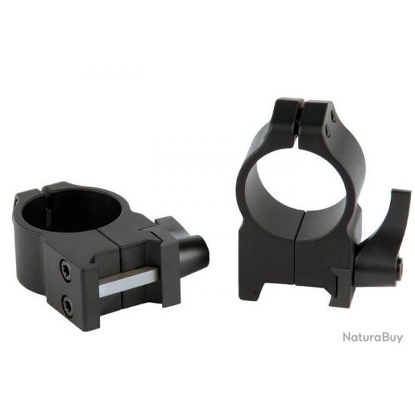 DESTOCKAGE PAIRE DE COLLIERS WARNE POUR CARABINE AVEC RAIL DE 21MM DIAMETRE 34MM AMOVIBLE MEDIUM