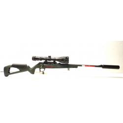 Pack Carabine Winchester Xpert Stealth .22 LR Canon de 46cm + Lunette 4-12x50AO + Silencieux