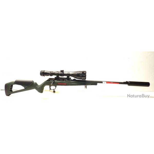 Pack Carabine Winchester Xpert Stealth .22 LR Canon de 46cm + Lunette 4-12x50AO + Silencieux