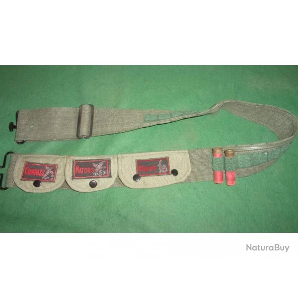 Cartouchire en toile  pour calibres 14 mm,ou 28 mm