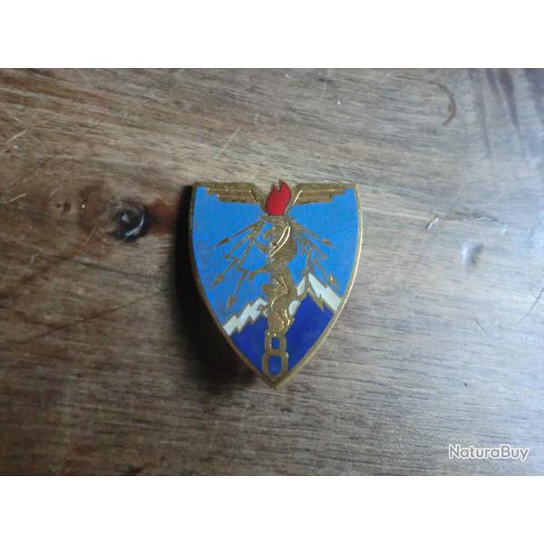 insigne  tat major 8eme rgion militaire / A. augis lyon