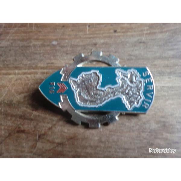 insigne 516eme rgiment du train  / j.balme saumur