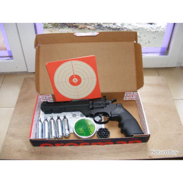 CROSMAN "VIGILANTE" REVOLVER CO2 CAL.4.5 avec sa boite