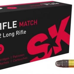 Cartouches SK cal22 lr rifle match