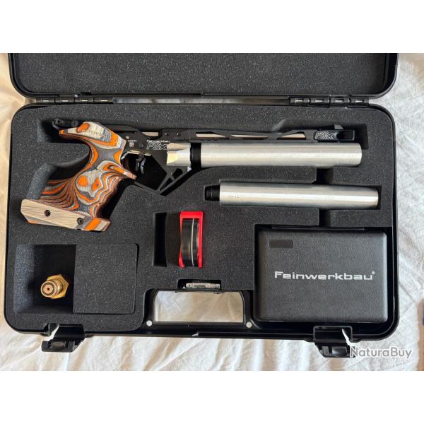 Pistolet FEINWERKBAU P8X Orange cal. 4.5mm droitier L