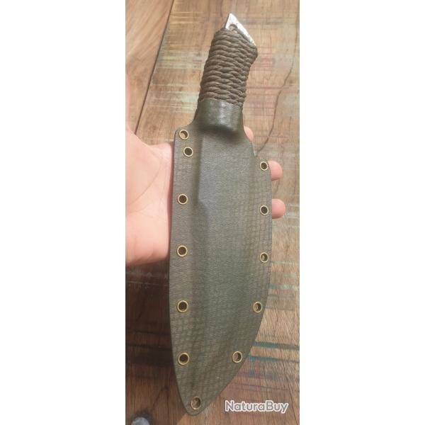 Couteau Adam Desrosiers forg chez Samuel Lurquin