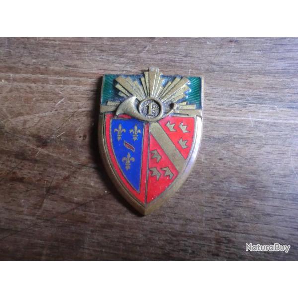 insigne mail 1er rgiment de chasseurs / drago paris