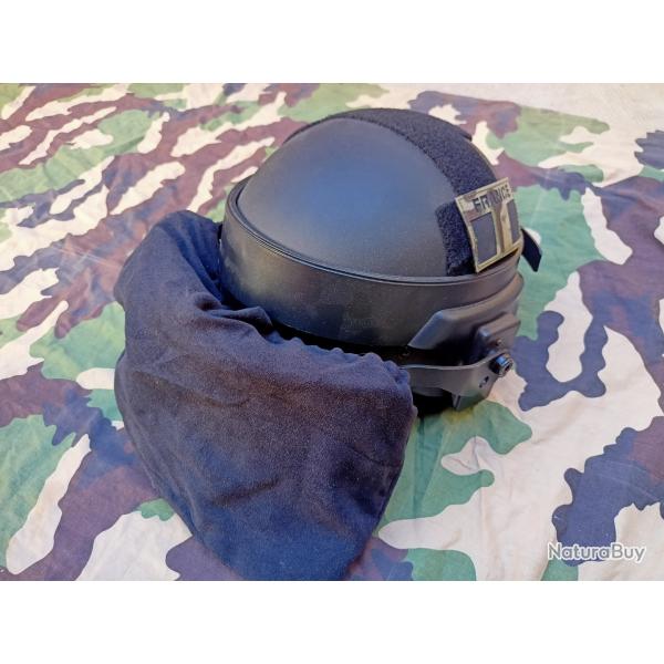 Casque balistique avec visire