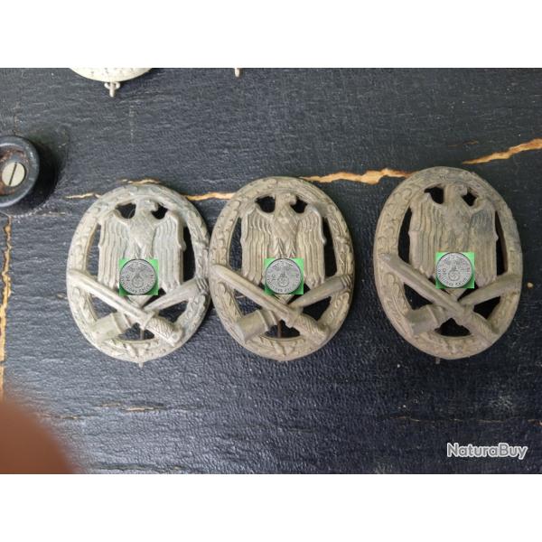 Badge Insigne Mdaille Dcoration Allemand WW2 - Infanterie lot 2