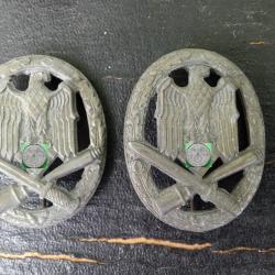 Badge Insigne Médaille Décoration Allemand WW2 - Infanterie lot 3
