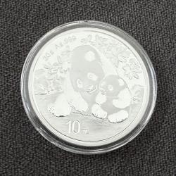 Pièce en argent Panda - Chine - 10 Yuans - argent pur - 30 g - 2024