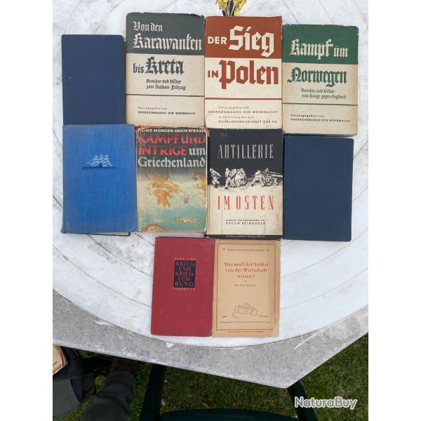 Lot de livre allemand ww2 des annes 39/45