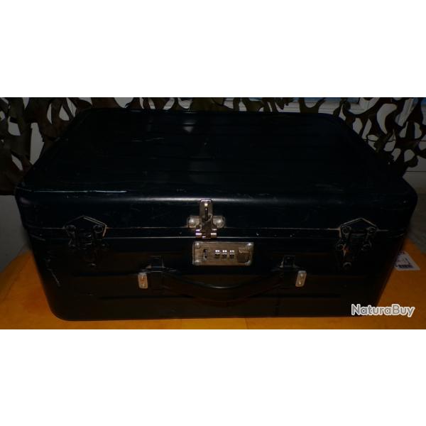 VALISE EN ALUMINIUM DE LA MARINE NATIONALE FRANCAISE , FERMETURE A CODE (000)  , DIMENSION VOIR PHOT