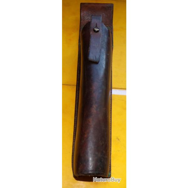 ARMEE SUISSE :ETUI A LANCE FUSEE HEBEL EN CUIR DE L'ARMEE SUISSE , DATE 1929 , FABRICANT DANS LE TAM