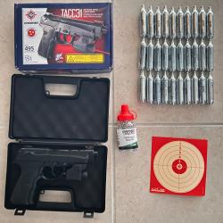 Pack pistolet à plomb Crosman Tac C31 - 4,5 mm / 4,1 joules - Excellent état