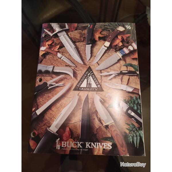 Catalogue rfrences couteaux Buck Knives anne 96