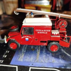 Vehicule leger 4x4 Feu de Foret Coumil SCD Desautel au 1/43