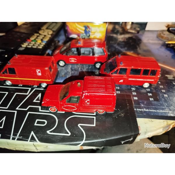 Lot Vehicules Services Pompier au 1/43