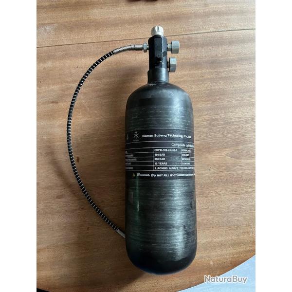 bouteille en carbon pour PCP