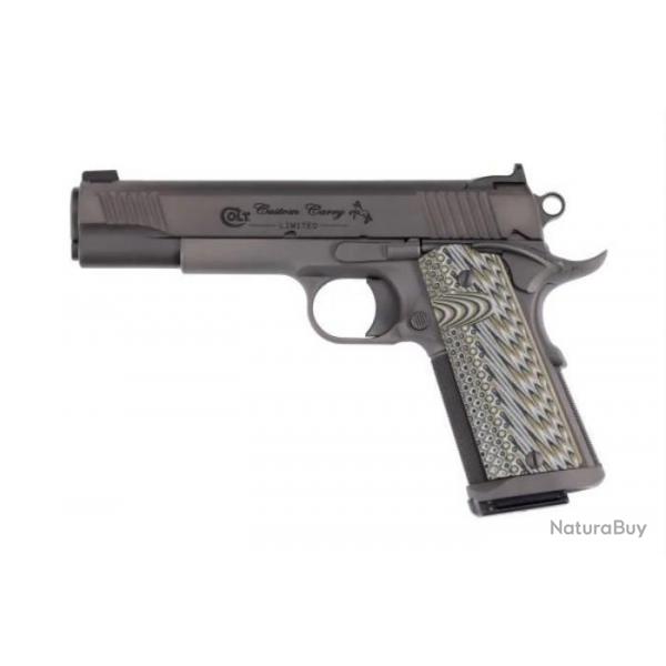 Pistolet Colt Custom Carry Govt 9Mm 5 Stainless/Smoke Dlc O1082Cs*