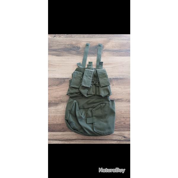 Poche pour dos vert