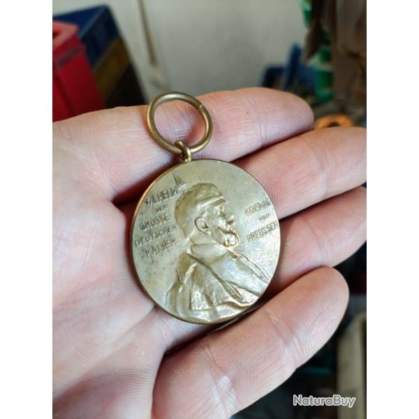 RARE MDAILLE COMMMORATIVE KAISER WILHELM 1897 - CLBRE 100E ANNIVERSAIRE DE WILHELM 1