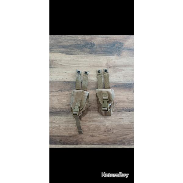 Poche grenade tan