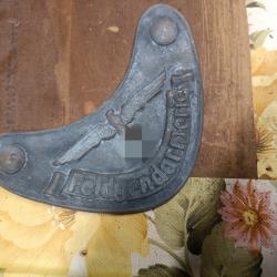 Plaque allemande feldgendarmerie