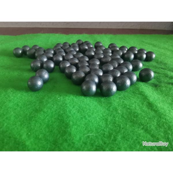 Balles rondes 445 x 500 roules au graphite