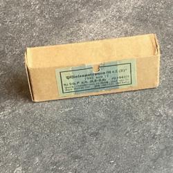 Boite originale 9 mm Parabellum Allemagne 39-45 - aux - pour P38, P08, MP40 - avec 16 étuis neutra