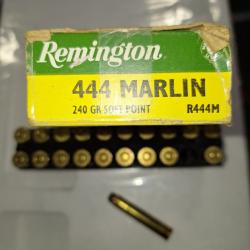 Boite de 20 munitions 444 MARLIN 240 GRAINS  SP NEUVE