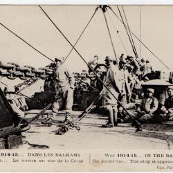 CPA - MARINE Guerre 1914-15 ....DANS LES BALKANS  N°054