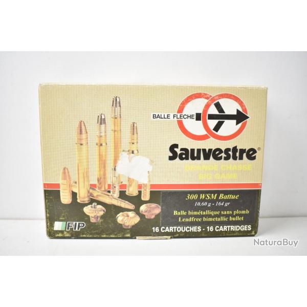 desto 25! 1 Boite de Balles Sauvestre FIP Battue 300WSM 164gr