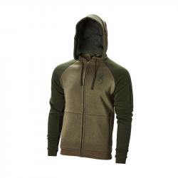 Sweat Homme Browning Zip Snapshot Two Tones Vert