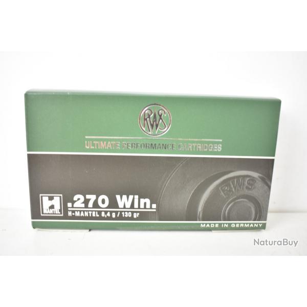 Desto 25! 1 Boite de Balles RWS 270 win H-Mantel