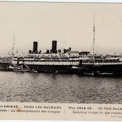 CPA - MARINE Guerre 1914-15 ....DANS LES BALKANS  N°052