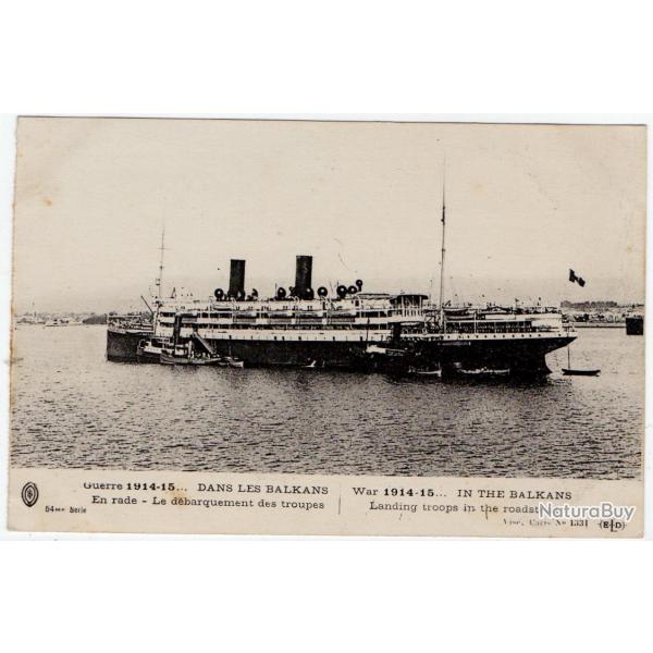 CPA - MARINE Guerre 1914-15 ....DANS LES BALKANS  N052